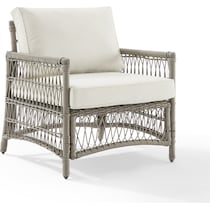 lakeline brown and cream outdoor chair   