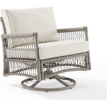 lakeline brown and cream outdoor chair   