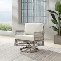 lakeline brown and cream outdoor chair   