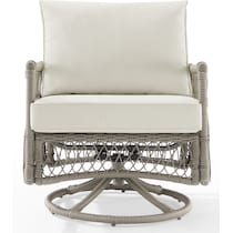 lakeline brown and cream outdoor chair   