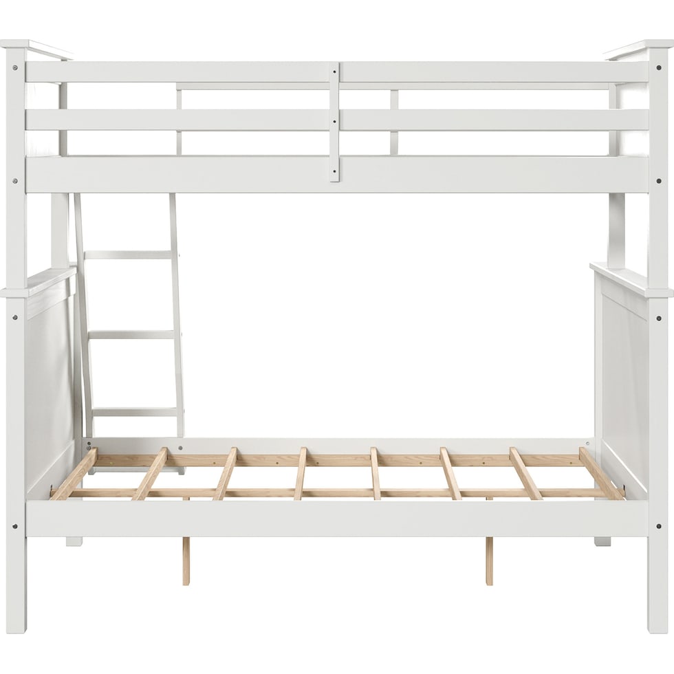 lakelyn white twin over full bunk bed   