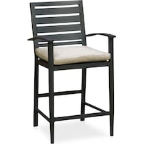 lakeway gray outdoor dinette   
