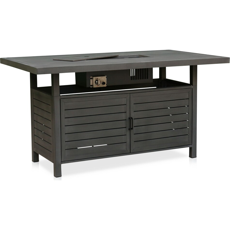 lakeway gray outdoor dinette   