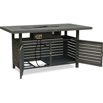 lakeway gray outdoor dinette   