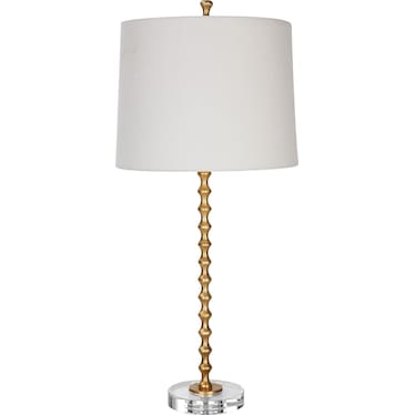 Saanvi Set of 2 Table Lamps - Gold/Crystal