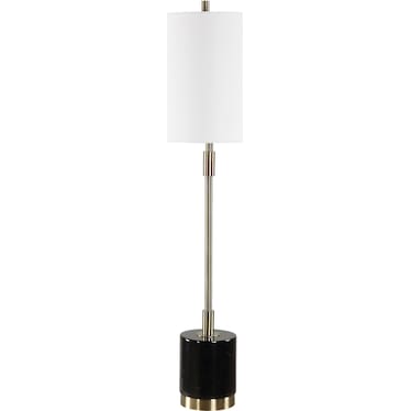 Claudio Buffet Lamp - Black/Brass