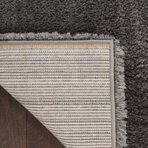 lana shag gray area rug  x    