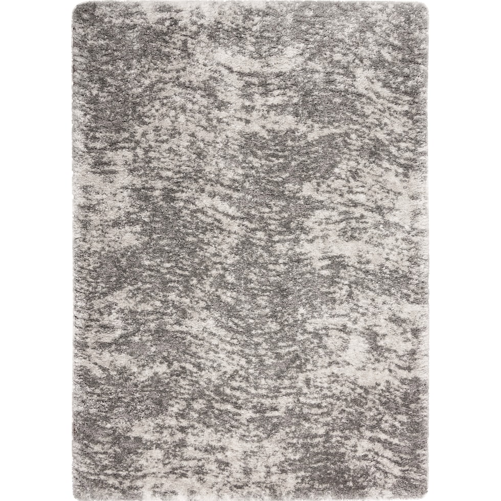 lana shag gray area rug  x    