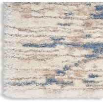 lana shag organic blue gray area rug  x    