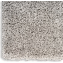 lana shag silver area rug  x    