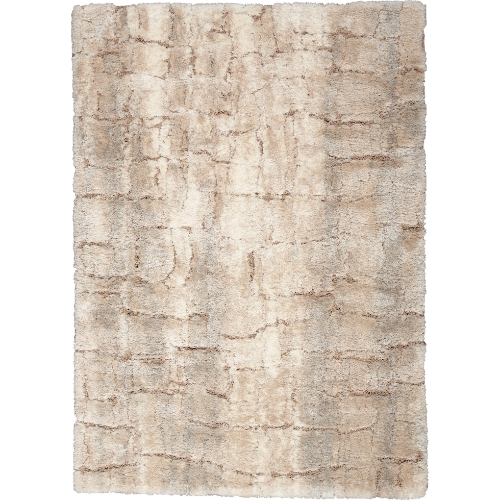 lana shag white area rug  x    