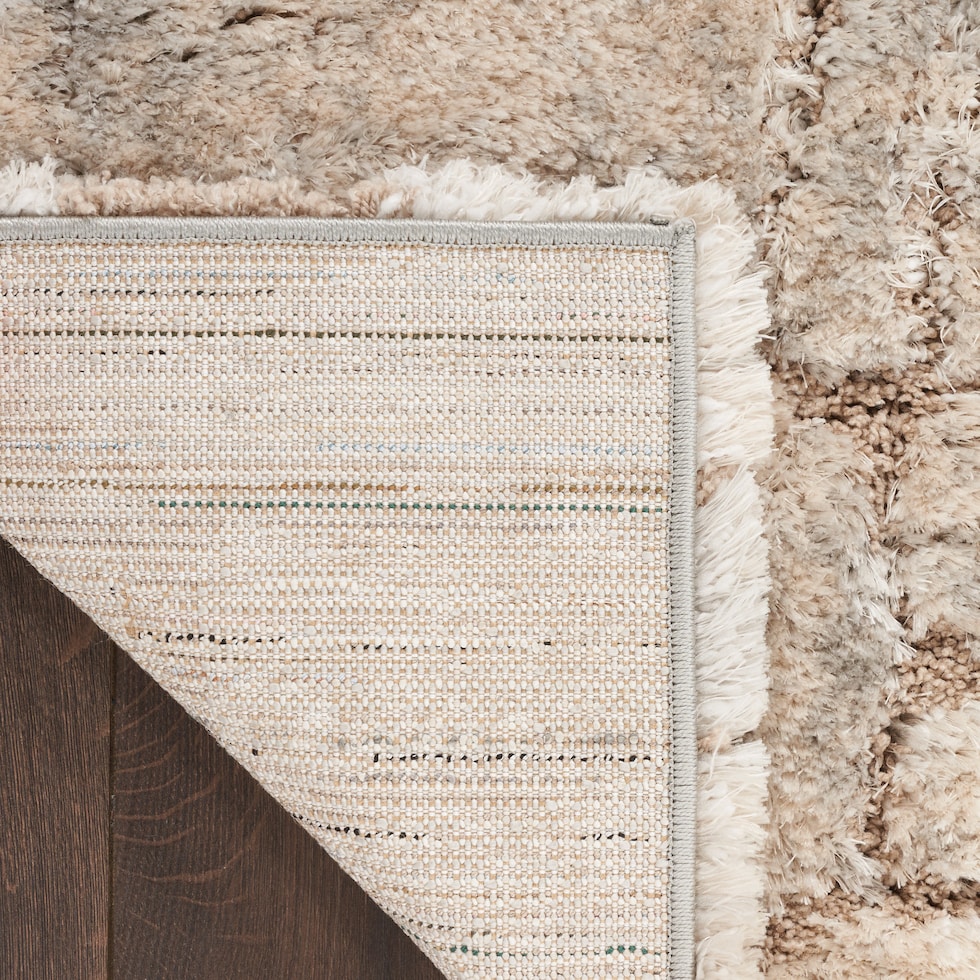 lana shag white area rug  x    