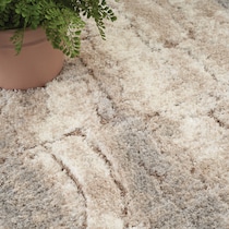lana shag white area rug  x    