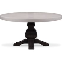 lancaster round dining gray round dining table   