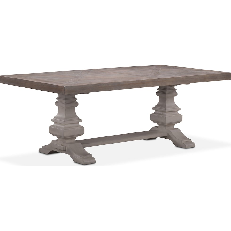 lancaster urn dining light brown dining table   