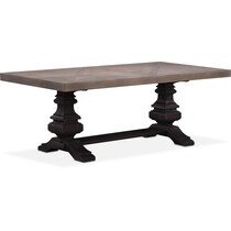 lancaster urn dining parchment truffle dining table   