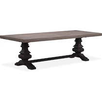 lancaster urn dining parchment truffle dining table   