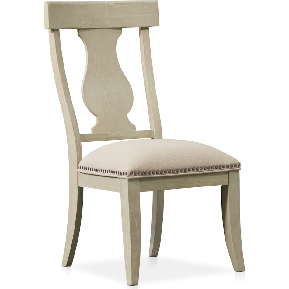 lancaster gray dining chair   
