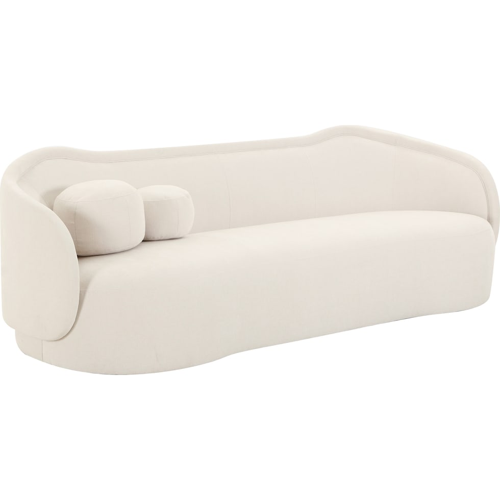 lance white sofa   