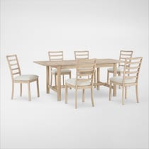 landon dining beige  pc dining room   