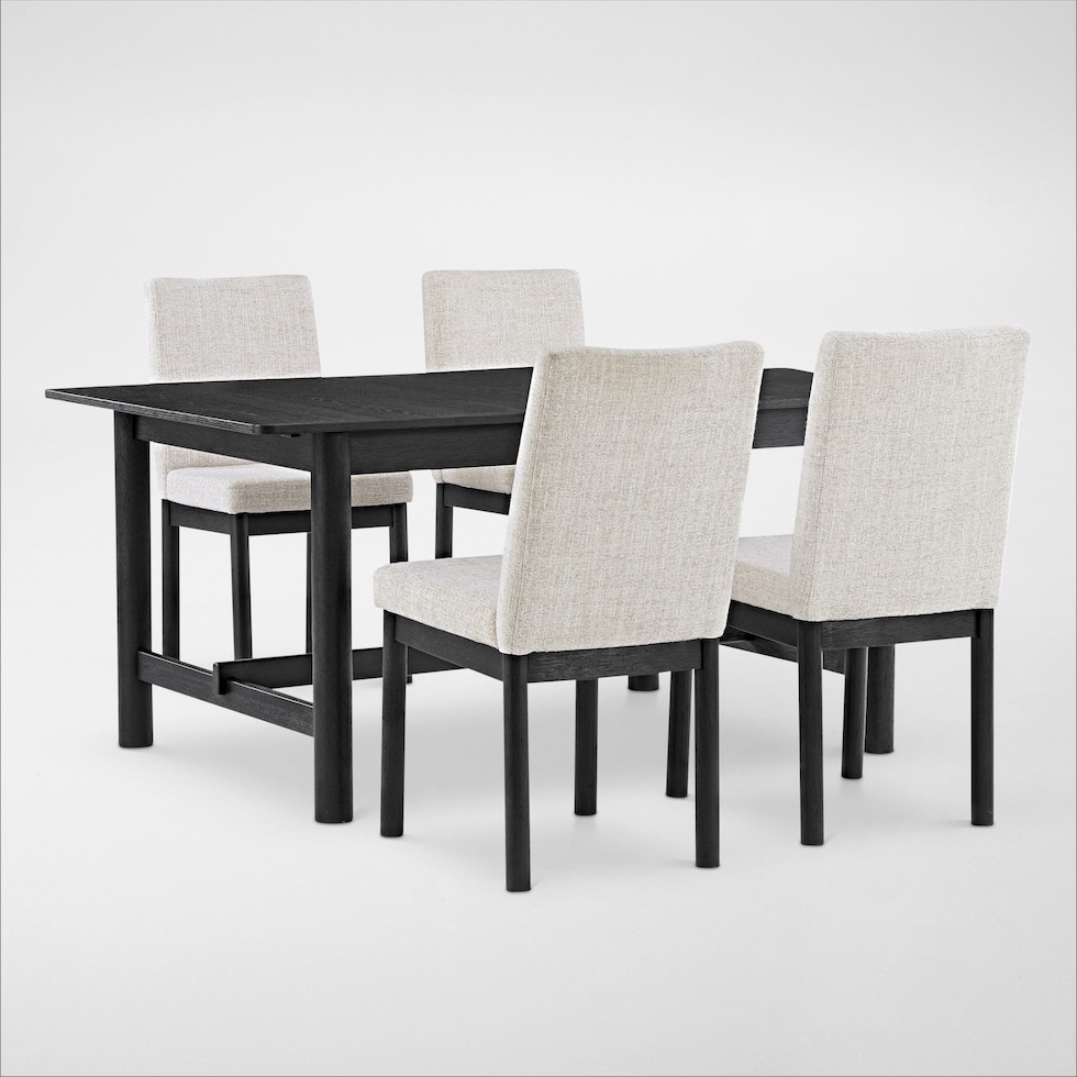 landon dining black  pc dining room   