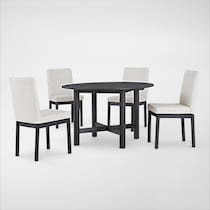landon dining black  pc dining room   