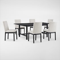 landon dining black  pc dining room   