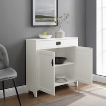 landon white accent cabinet   