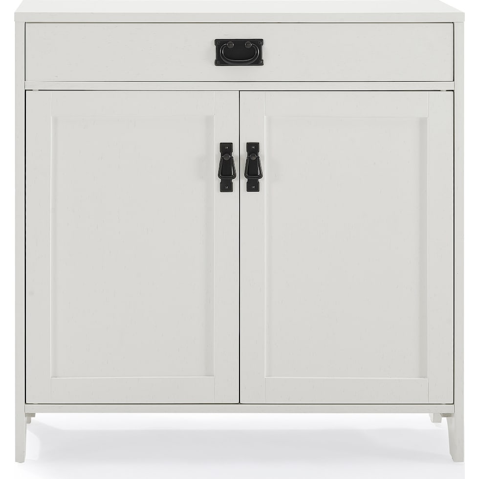 landon white accent cabinet   