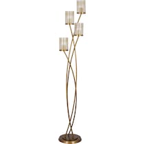 landry gold floor lamp   