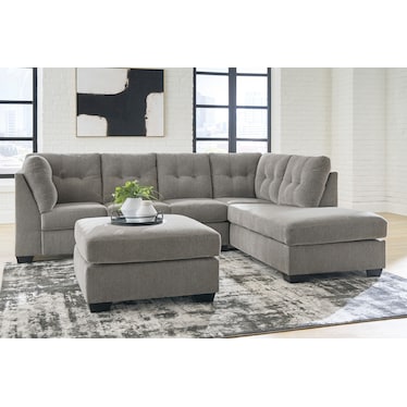 Signature Design by Ashley Lanelly Sectional and Ottoman