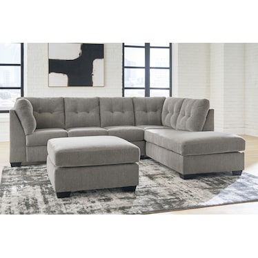 Signature Design by Ashley Lanelly Sectional and Ottoman