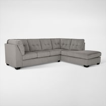 lanelly gray sectional   