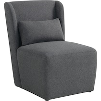 langford gray accent chair   