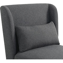 langford gray accent chair   