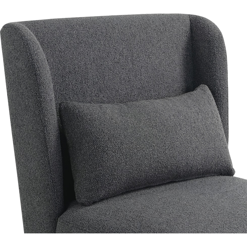 langford gray accent chair   