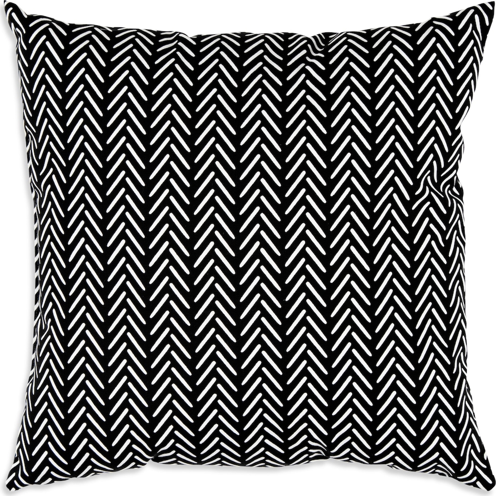 lani black outdoor accent pillow   