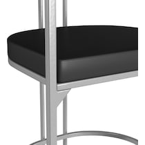 lansing black counter height stool   