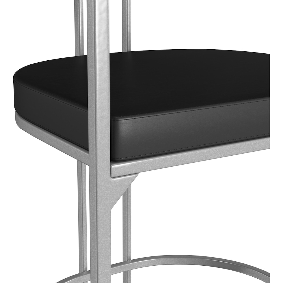 lansing black counter height stool   