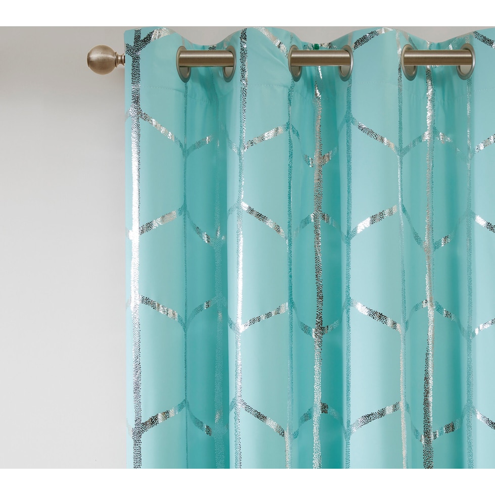 lanta blue window panel   