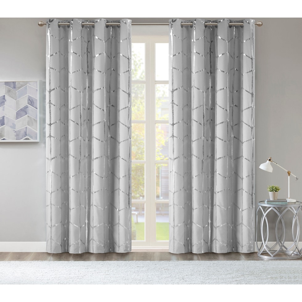 lanta gray window panel   