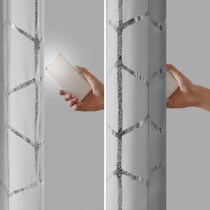 lanta gray window panel   