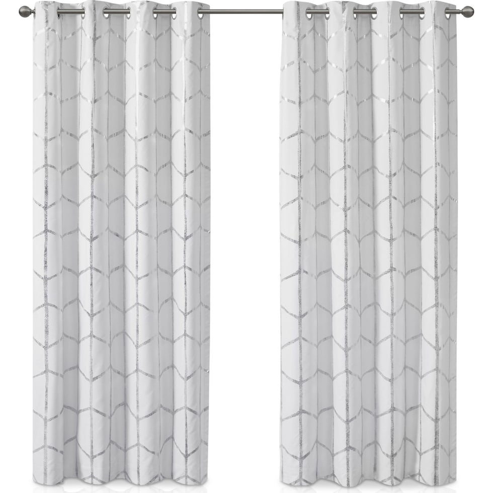 lanta white window panel   