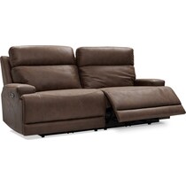 laredo dark brown  pc power reclining living room   