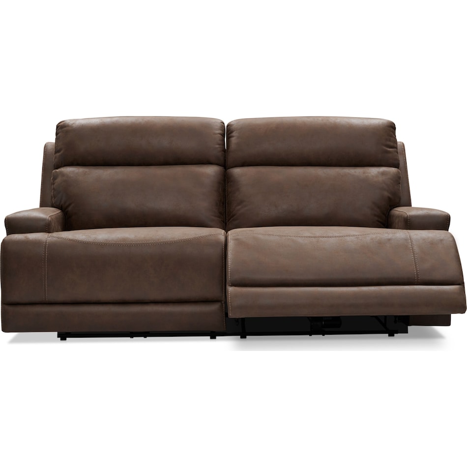 laredo dark brown  pc power reclining living room   
