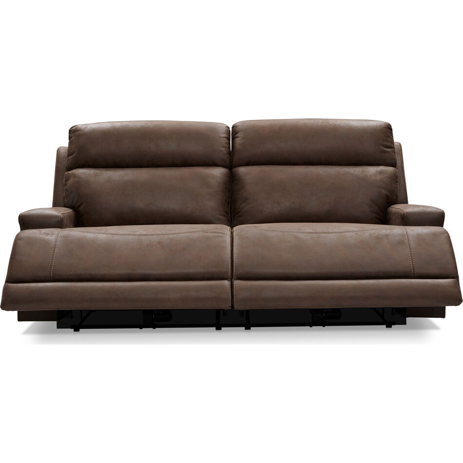 laredo dark brown  pc power reclining living room   