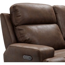 laredo dark brown  pc power reclining living room   