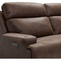 laredo dark brown  pc power reclining living room   