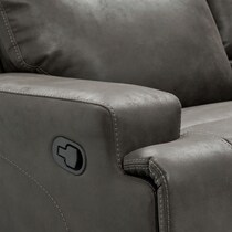 laredo gray  pc manual reclining living room   