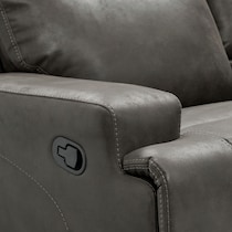 laredo gray  pc manual reclining living room   